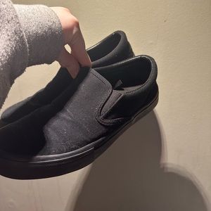 black slip on vans